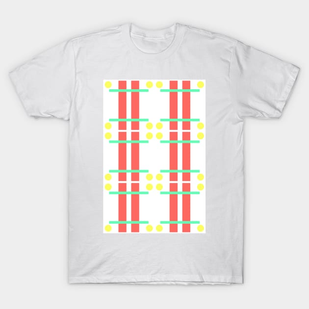 Pineapple Tetris T-Shirt by DebMorrison